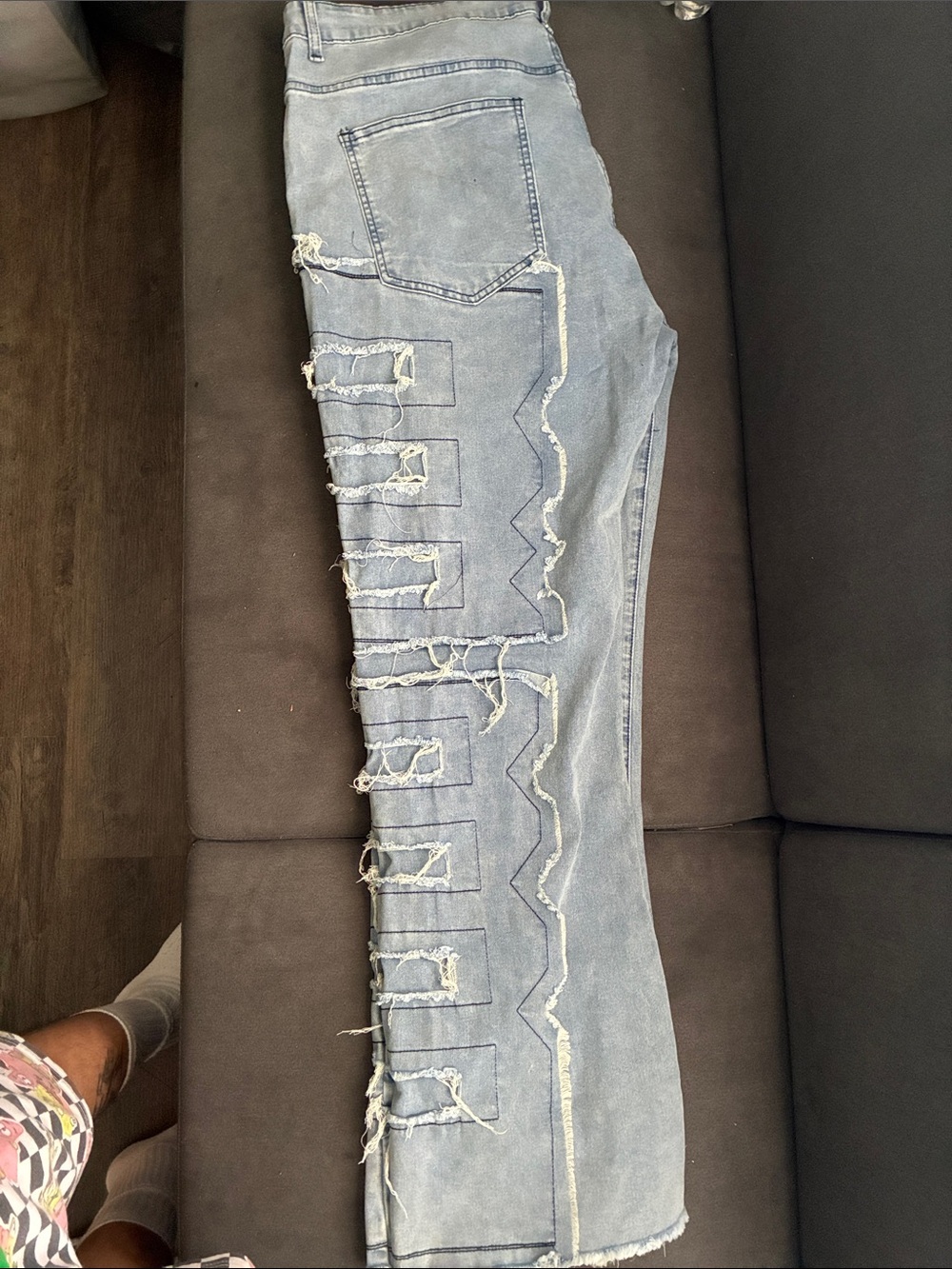 Women fashion jeans no holes
